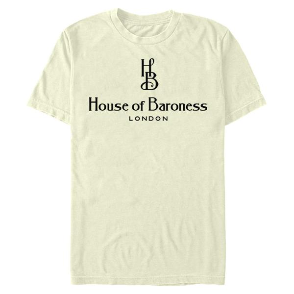 Aperçu: Disney Classics - Cruella - Logo Baroness Simple - Homme T-shirt - Crème - Devant