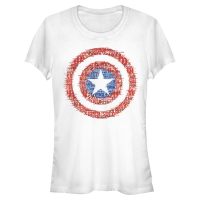 Marvel - Avengers - Captain America Super Soldier - Frauen T-Shirt - Weiß - Vorne