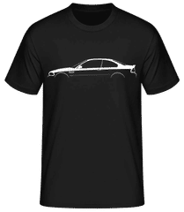 'BMW M3 CSL Coupe' Silhouette · Pánske basic tričko