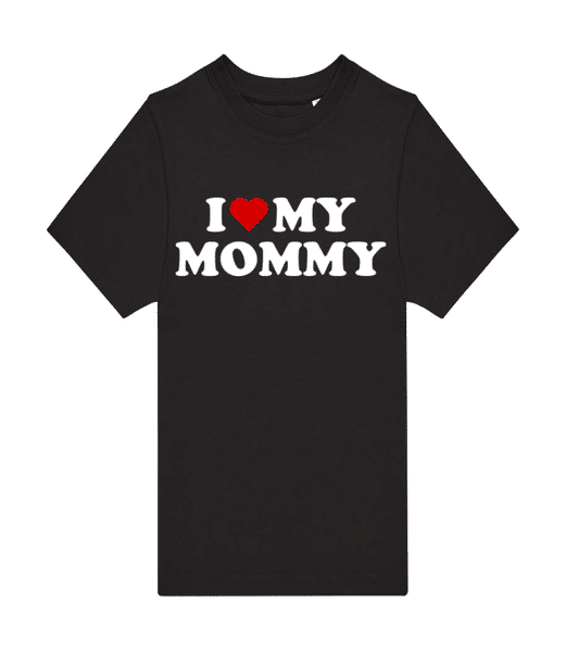 Aperçu: I Love My Mommy - T-shirt homme B&C - Noir - Devant