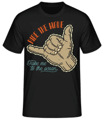 Ride The Wave · Men's Basic T-Shirt