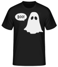 Fantôme Boo - T-shirt standard Homme - Noir - Devant