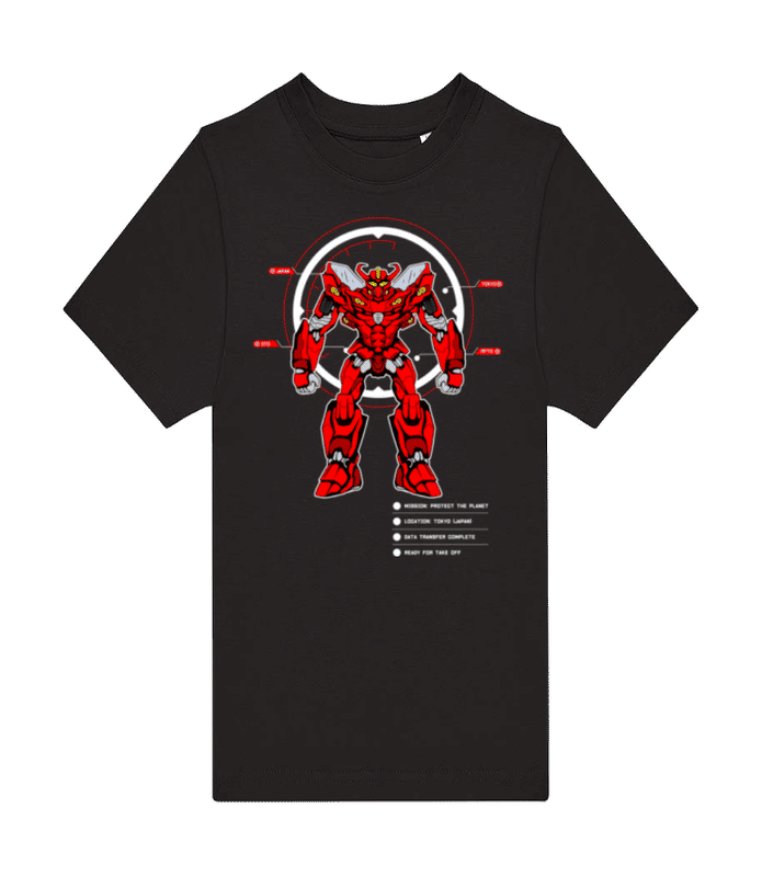 Vorschau: Protect The Planet - Kinder T-Shirt B&C - Schwarz - Vorne