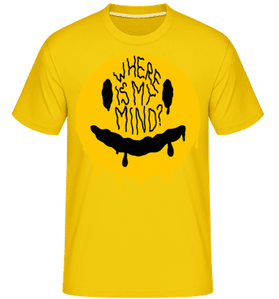 Where Is My Mind -  Shirtinator Men's T-Shirt - Golden yellow - Front