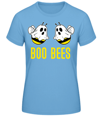 Boo Bees Halloween - Dámské basic tričko - Světle modrá - Napřed