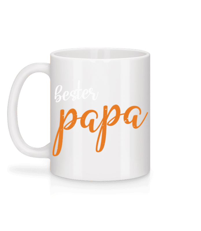 Vorschau: Bester Papa 02 - Tasse - Weiß - Hinten