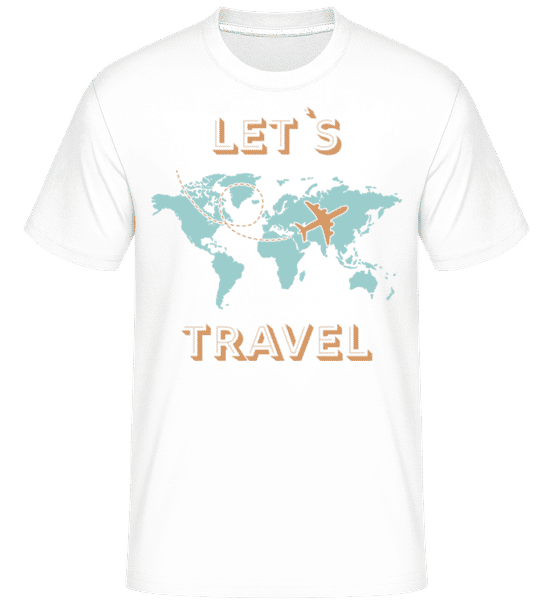 Vorschau: Let Us Travel - Shirtinator Männer T-Shirt - Weiß - Vorne