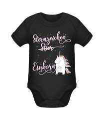 Sternzeichen Einhorn Stier · Baby Bio Strampler