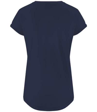 Earth Hour Day - Camiseta ecológica para mujer EarthPositive - Marino - detrás