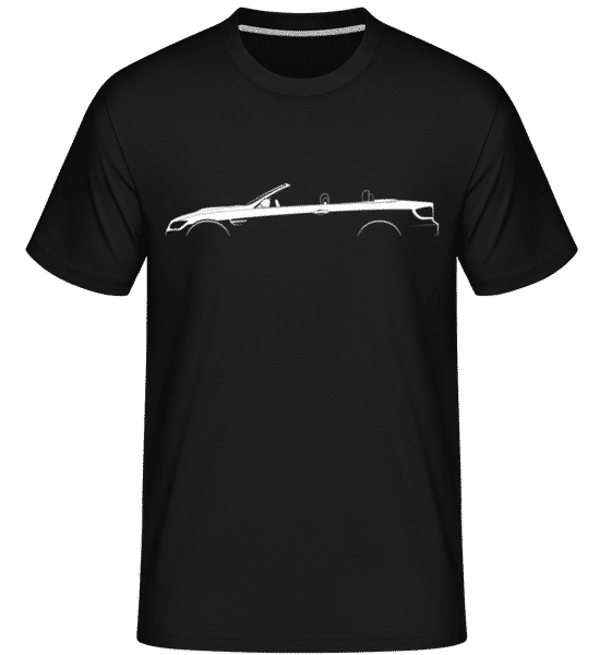 Aperçu: 'BMW M3 Cabrio (E93)' Silhouette -  T-Shirt Shirtinator homme - Noir - Devant