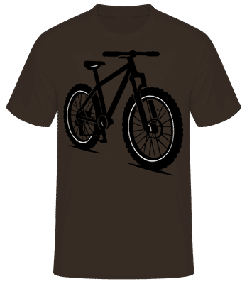 Vélo De Montagne - T-shirt standard Homme - Marron - Devant