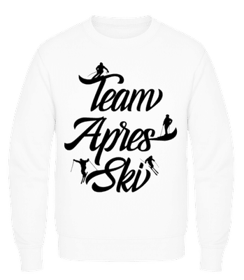 Team Apres Ski - Sweatshirt Homme - Blanc - Devant