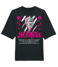 Aesthetic - T-shirt Bio unisexe Stanley Stella extra large - Noir - Devant
