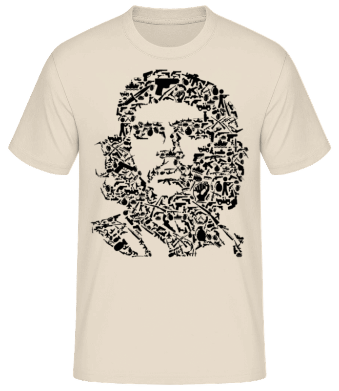 Preview: Revolution - Men's Basic T-Shirt - Cream - Front