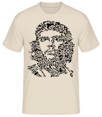 Revolution - Men's Basic T-Shirt - Cream - Front