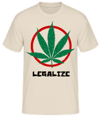 Cannabis Legalize Logo · Camiseta básica para hombre