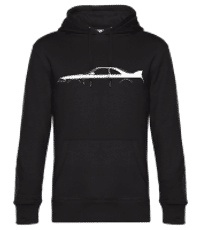 'Nissan Skyline GT-R (R33)' Silhouette - Männer Standard Hoodie - Schwarz - Vorne