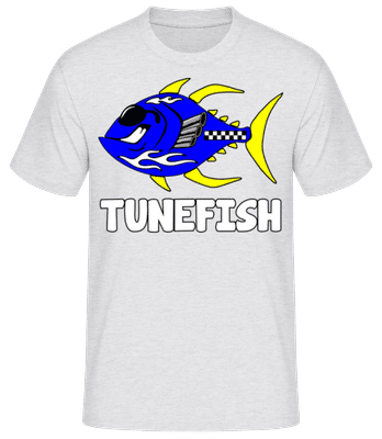 Tunefisch - Männer Basic T-Shirt - Grau meliert - Vorne