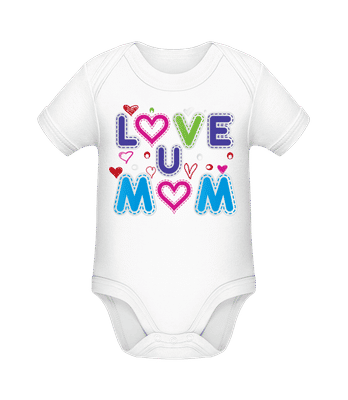 mama Láska - Bio body pre deti - Biela - Predné