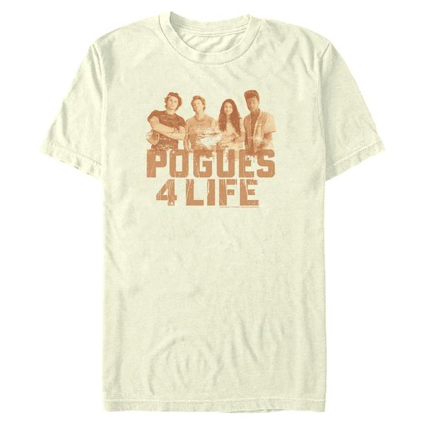 Aperçu: Netflix - Outer Banks - Skupina Pogues 4 Life - Homme T-shirt - Crème - Devant Aperçu: Netflix - Outer Banks - Skupina Pogues 4 Life - Homme T-shirt - Crème - Devant