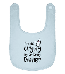 I'm Not Crying · Organic Baby Bib