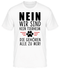 Wir Sind Kein Tierheim Katzen · Männer T-Shirt B&C