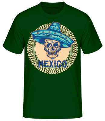 Mexico - Männer Basic T-Shirt - Flaschengrün - Vorne
