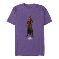 Marvel - Black Panther Wakanda Forever - Okoye Blank - Men's T-Shirt - Purple - Front
