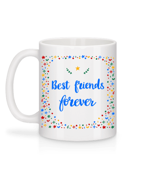 Aperçu: Best Friends Forever - Mug en céramique blanc - Blanc - Derrière