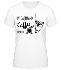 Kaffee Katze · Frauen Basic T-Shirt