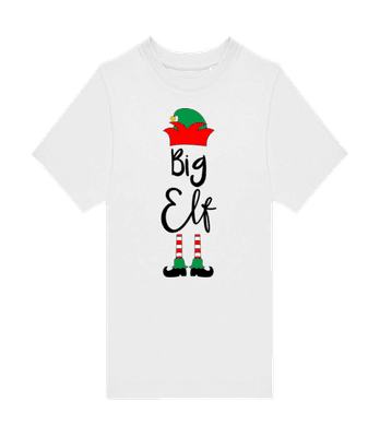 Big Elf Strumpf - T-shirt homme B&C - Blanc - Devant