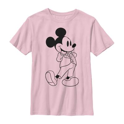 Disney - Mickey Mouse - Mickey Mouse Formal Mickey - Kids T-Shirt - Pink - Front