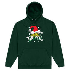 The Grinch - Le Grinch - Graphique étoiles du Père Noël - Noël - Unisex Sweat à capuche