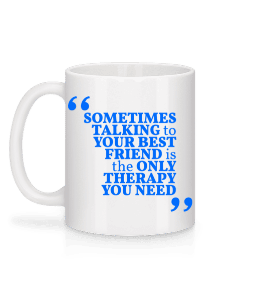 Aperçu: Your Best Friend - Mug en céramique blanc - Blanc - Derrière