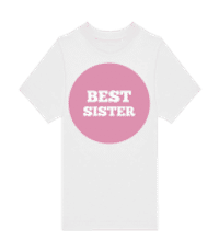 Best Sister - Kinder T-Shirt B&C - Weiß - Vorne