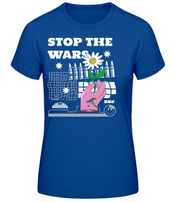 Stop War - T-shirt standard Femme - Bleu royal - Devant