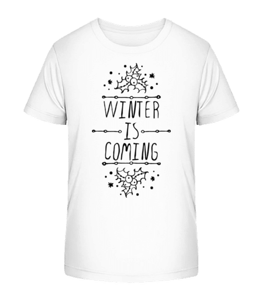 Aperçu: Winter Is Coming - T-shirt bio Enfant Stanley Stella 2.0 - Blanc - Devant