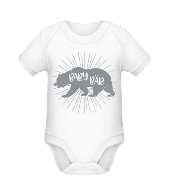 Baby Bär - Baby Bio Strampler - Weiß - Vorne