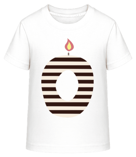 Aperçu: Bougie D'Anniversaire - T-shirt shirtinator Enfant - Blanc - Devant
