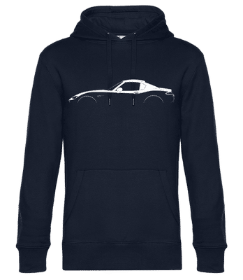 'Mazda MX-5 Miata RF ND' Silhouette - Sweat à capuche standard homme - Bleu marine - Devant