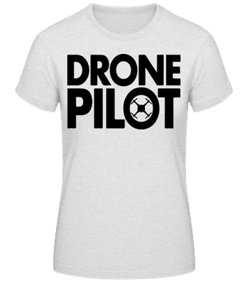 Drone Pilot - Frauen T-Shirt B&C - Grau meliert - Vorne