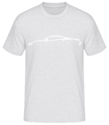 'McLaren Artura' Silhouette - T-shirt standard Homme - Gris chiné - Devant