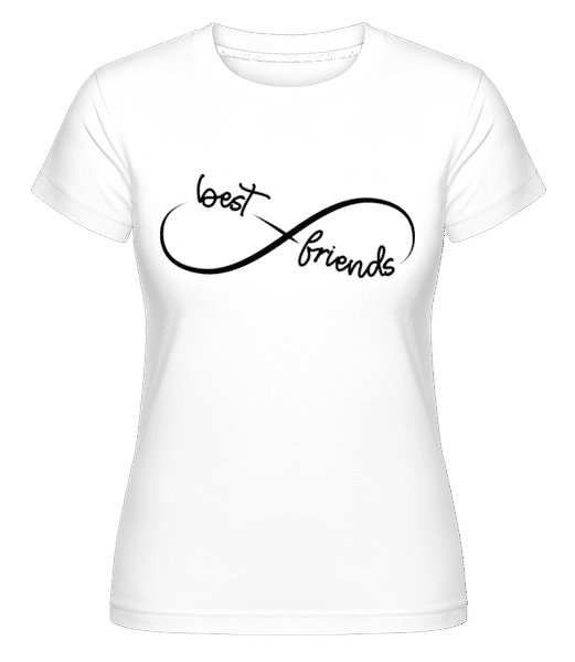 Aperçu: Best Friends Infinity -  T-shirt Shirtinator femme - Blanc - Devant