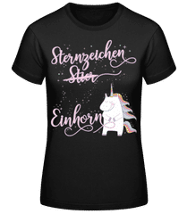 Sternzeichen Einhorn Stier · Frauen Basic T-Shirt