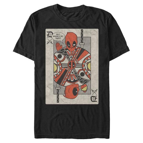 Aperçu: Marvel - Deadpool - Deadpool Playing Card - Homme T-shirt - Noir - Devant