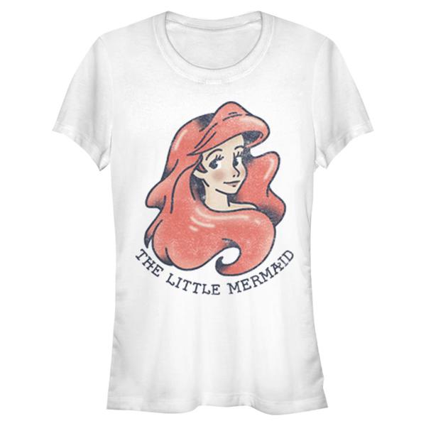 Aperçu: Disney - Ariel La Petite Sirène - Malá mořská víla Sebastian - Femme T-shirt - Blanc - Devant