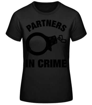 Partner in crime - T-shirt standard Femme - Noir - Devant