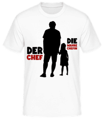 Die Wahre Chefin · Männer Basic T-Shirt