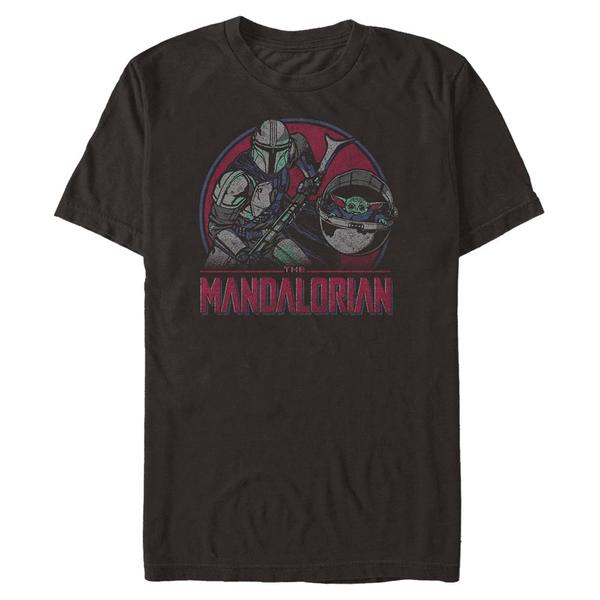 Aperçu: Star Wars - The Mandalorian - Mandalorian & the Child Duo Color Pop - Homme T-shirt - Noir - Devant