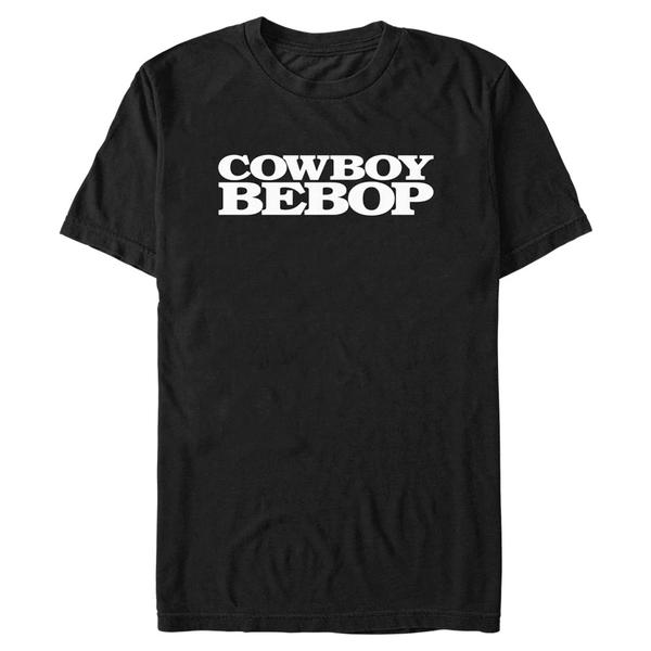 Aperçu: Netflix - Cowboy Bebop - Logo Bebop - Homme T-shirt - Noir - Devant